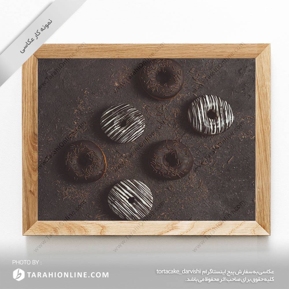 عکاسی از دونات